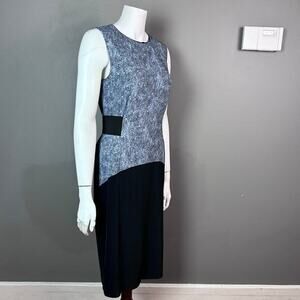 Max Mara Sportmax dress size 8 IT 42 sheath pencil sleeveless long Sleek Office